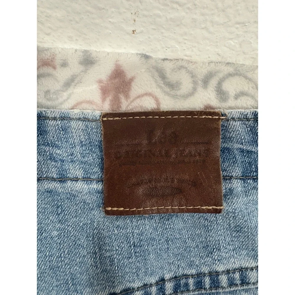 Vintage Lee High Waisted Mom Jeans Light Wash Elastic Waist Tapered Leg 14M 14L